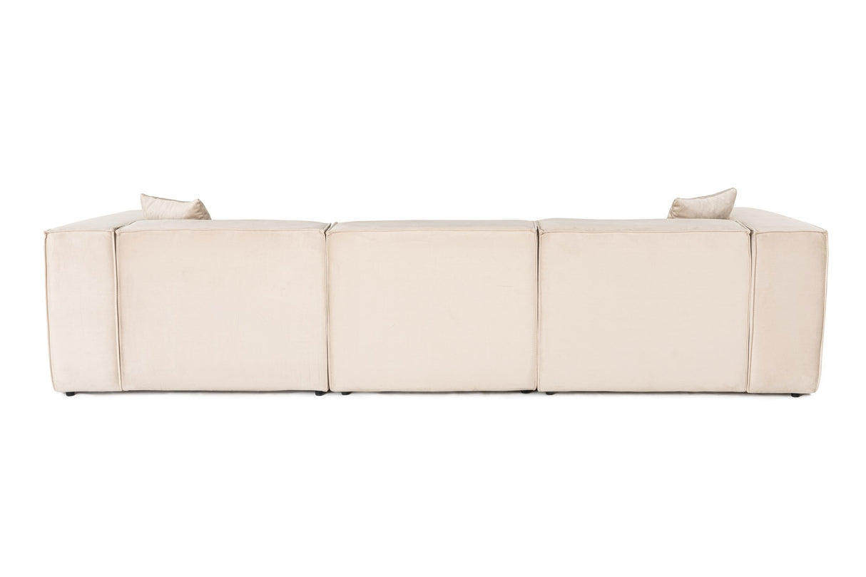 3-Sitzer-Sofa Lora Creme