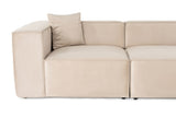 3-Sitzer-Sofa Lora Creme