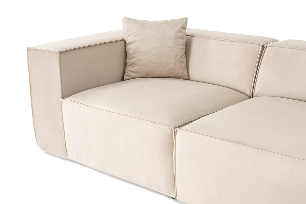 3-Sitzer-Sofa Lora Creme