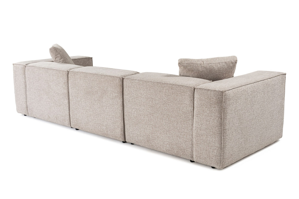 3-Sitzer-Sofa Lora Mokka