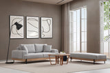 3-Sitzer-Sofa Eti Grey