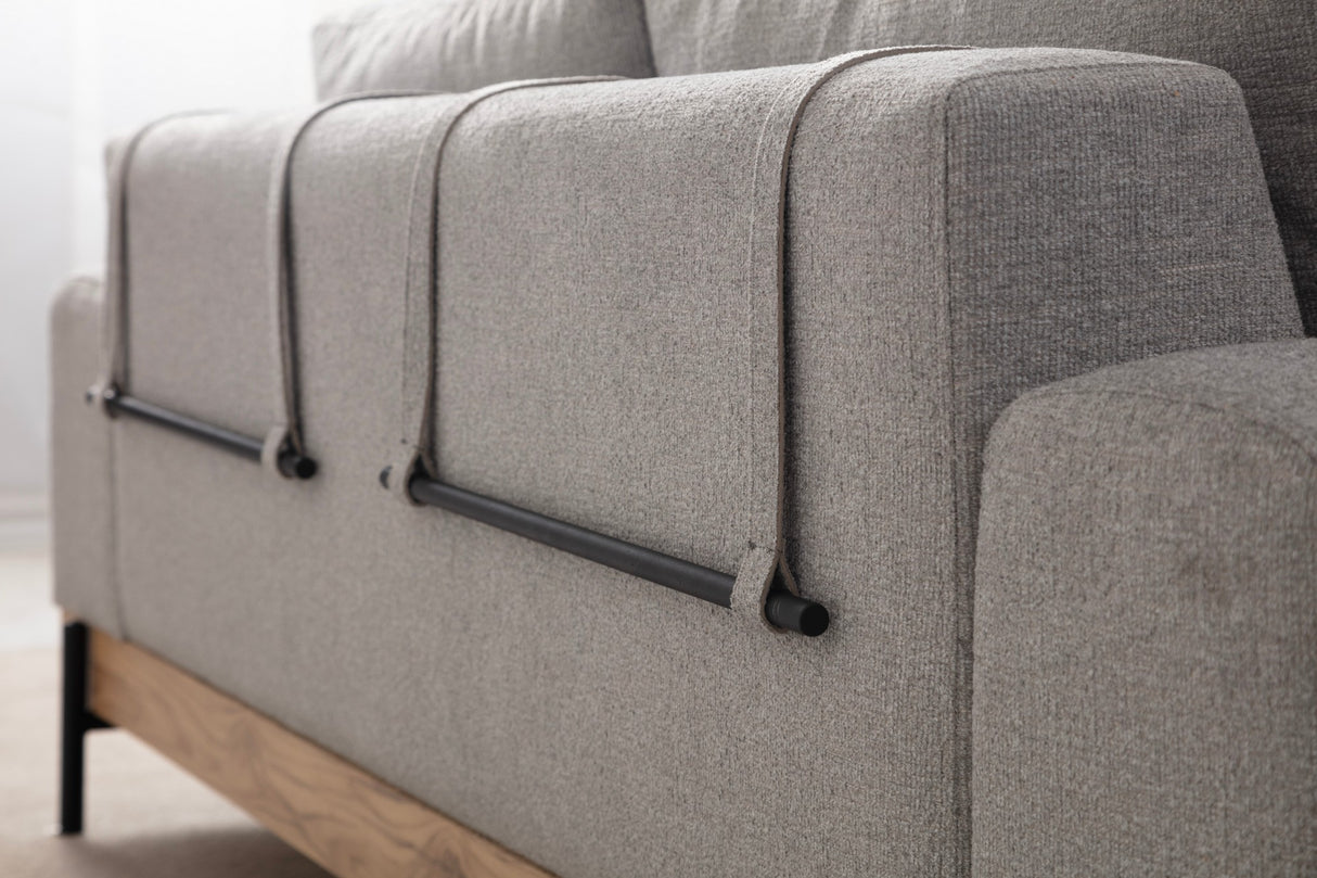 3-Sitzer-Sofa Eti Grey