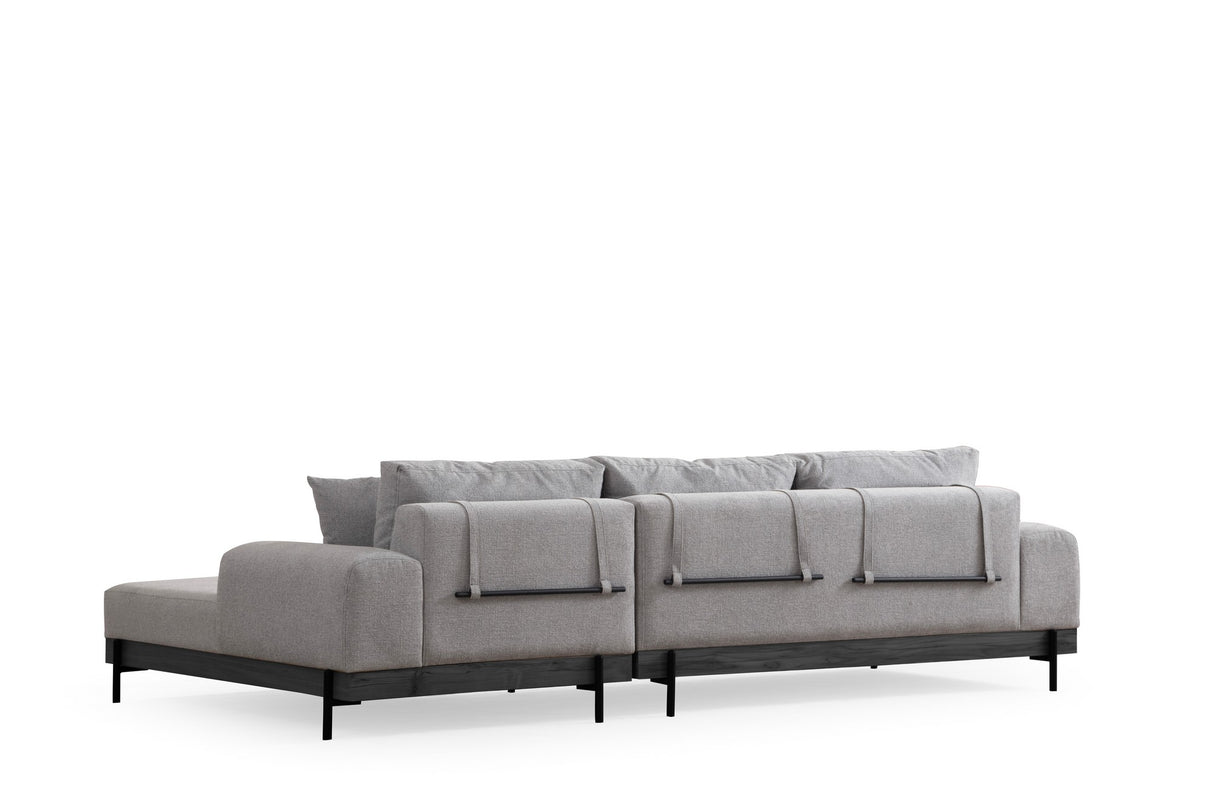 Ecksofa rechts Eti Grey