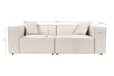 2-Sitzer-Sofa Lora Hellbraun