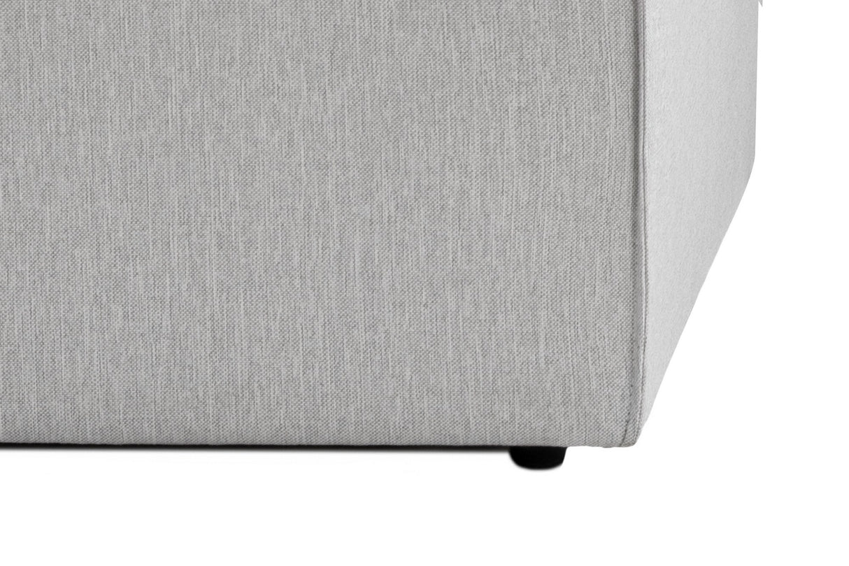 Modulare Bank 3-Sitzer mit Hocker Fora Grey