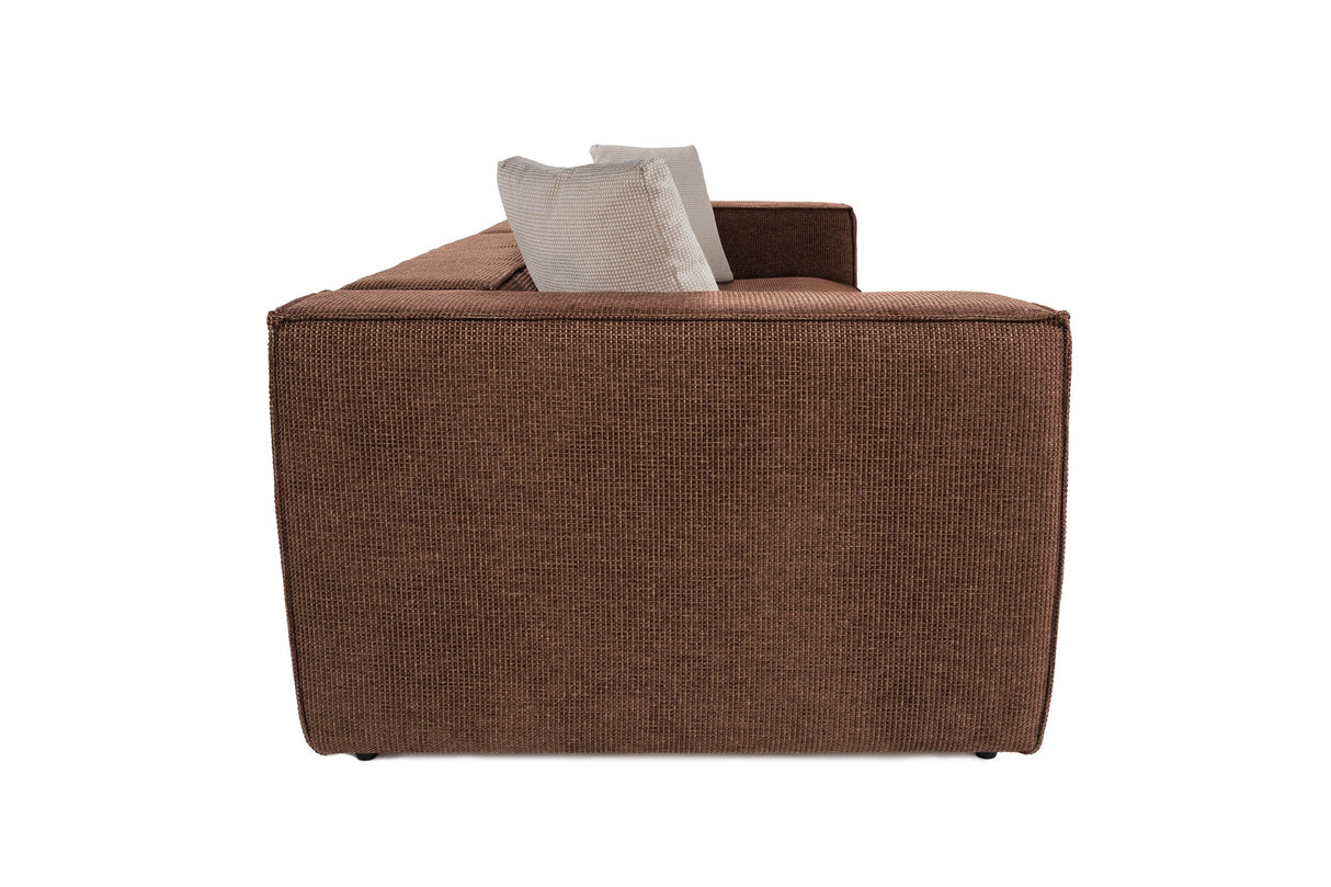 4-Sitzer-Sofa Lora Brown