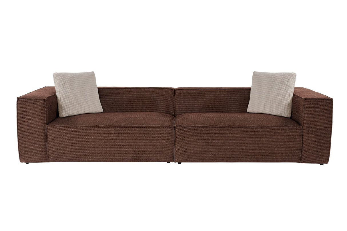 4-Sitzer-Sofa Lora Brown