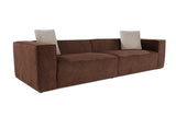 4-Sitzer-Sofa Lora Brown