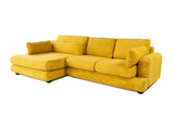 Ecksofa Left River Yellow