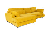 Ecksofa Left River Yellow