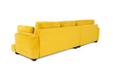 Ecksofa Left River Yellow