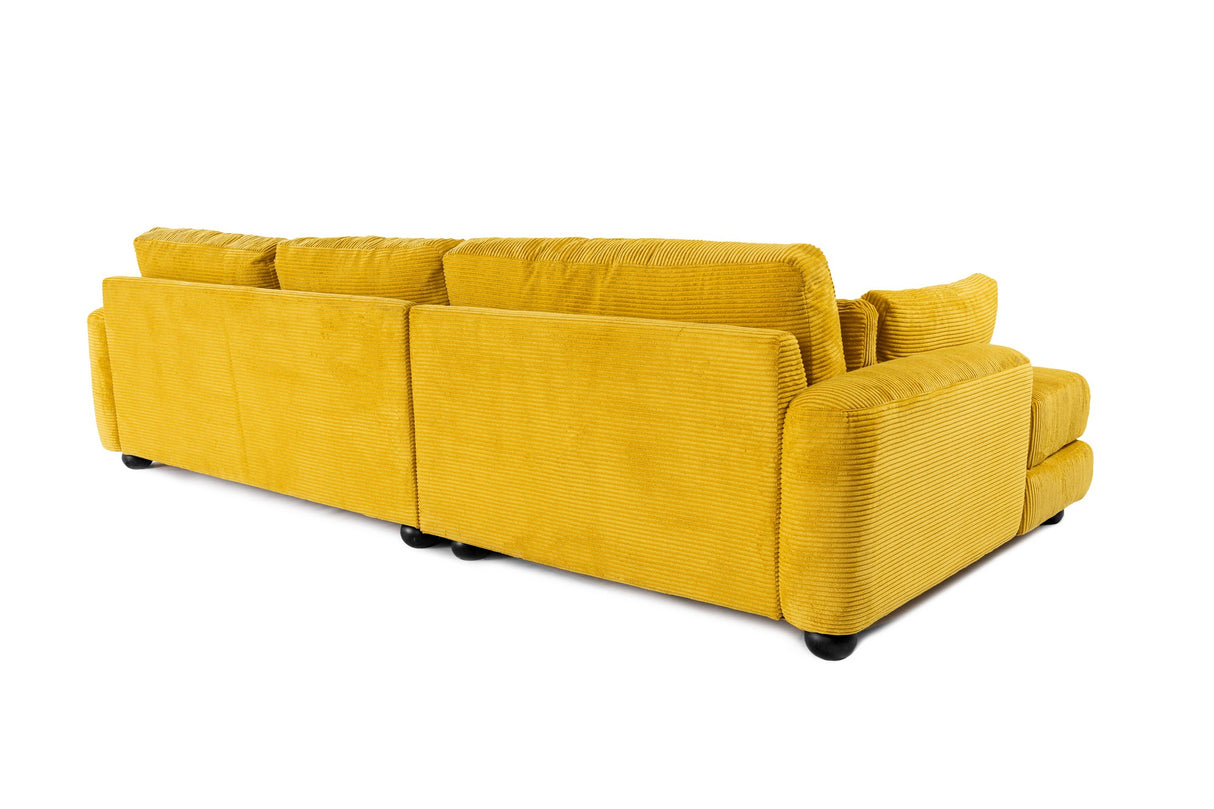 Ecksofa Left River Yellow