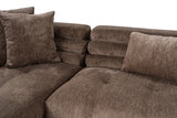 Ecksofa links Boston Grey