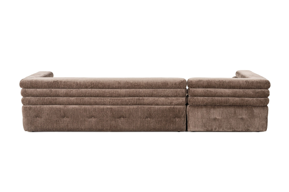 Ecksofa links Boston Grey