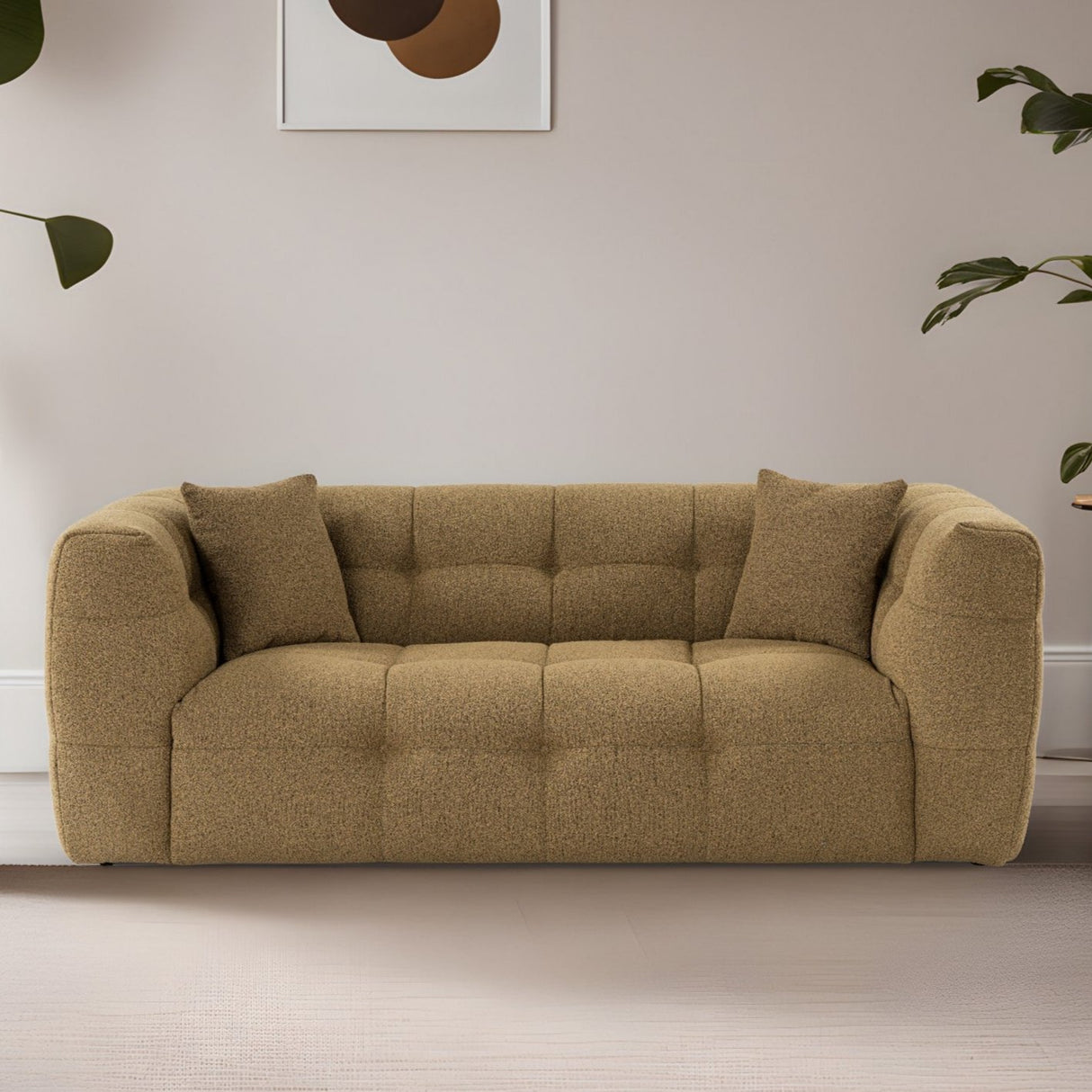 2-Sitzer-Sofa Cady Khaki