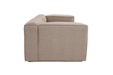 Modulare Sofa 2-Sitzer-Foren braun