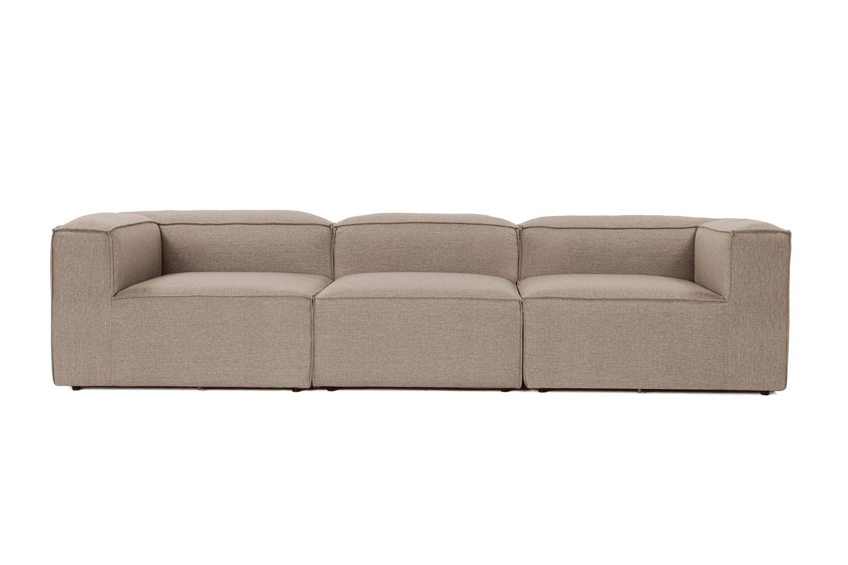 Modulare Sofa 3-Sitzer-Foren braun