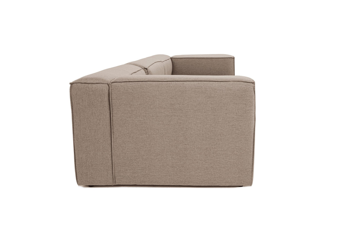 Modulare Sofa 3-Sitzer-Foren braun