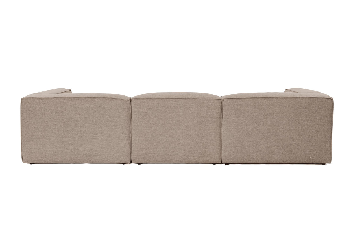 Modulare Sofa 3-Sitzer-Foren braun