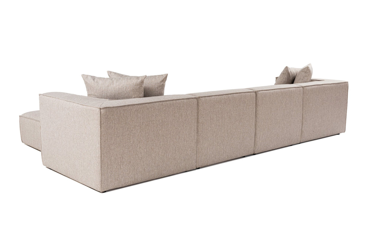 Ecksofa Sora Sandbeige