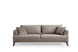 3-Sitzer-Sofa Buhara Hellgrau