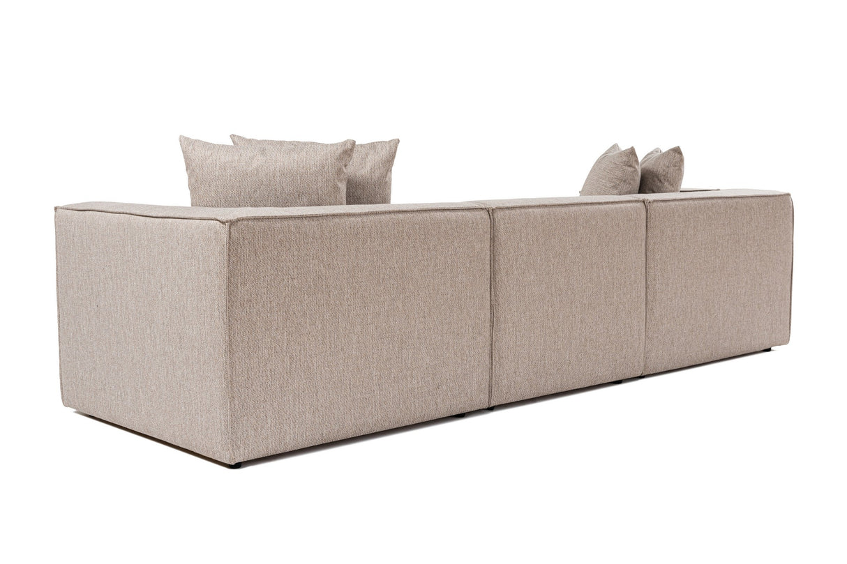 3-Sitzer-Sofa Sora Sandbeige