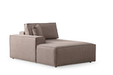 Ecksofa mit Schlaffunktion Links Pirlo Brown