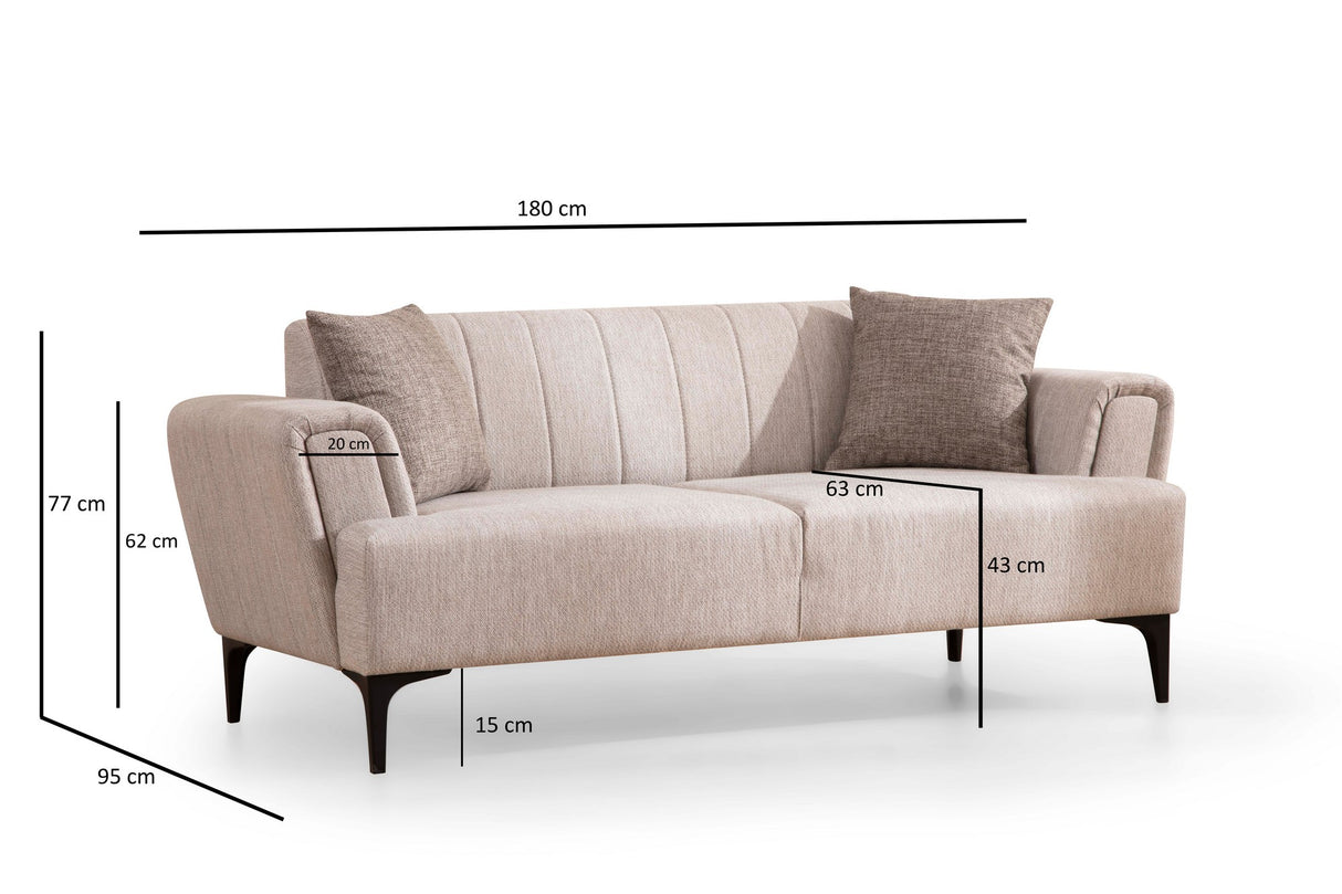 2-Sitzer-Sofa Hamlet Beige