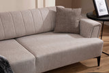 3-Sitzer-Schlafsofa Hamlet Beige