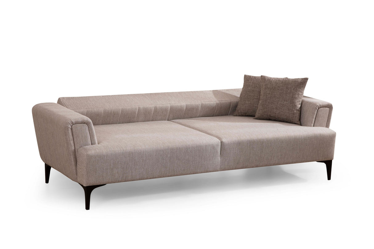 3-Sitzer-Schlafsofa Hamlet Beige