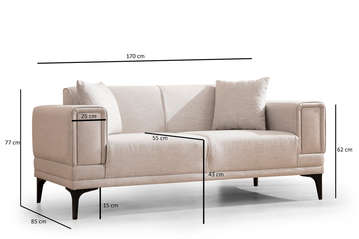 2-Sitzer-Sofa Horizon Ecru