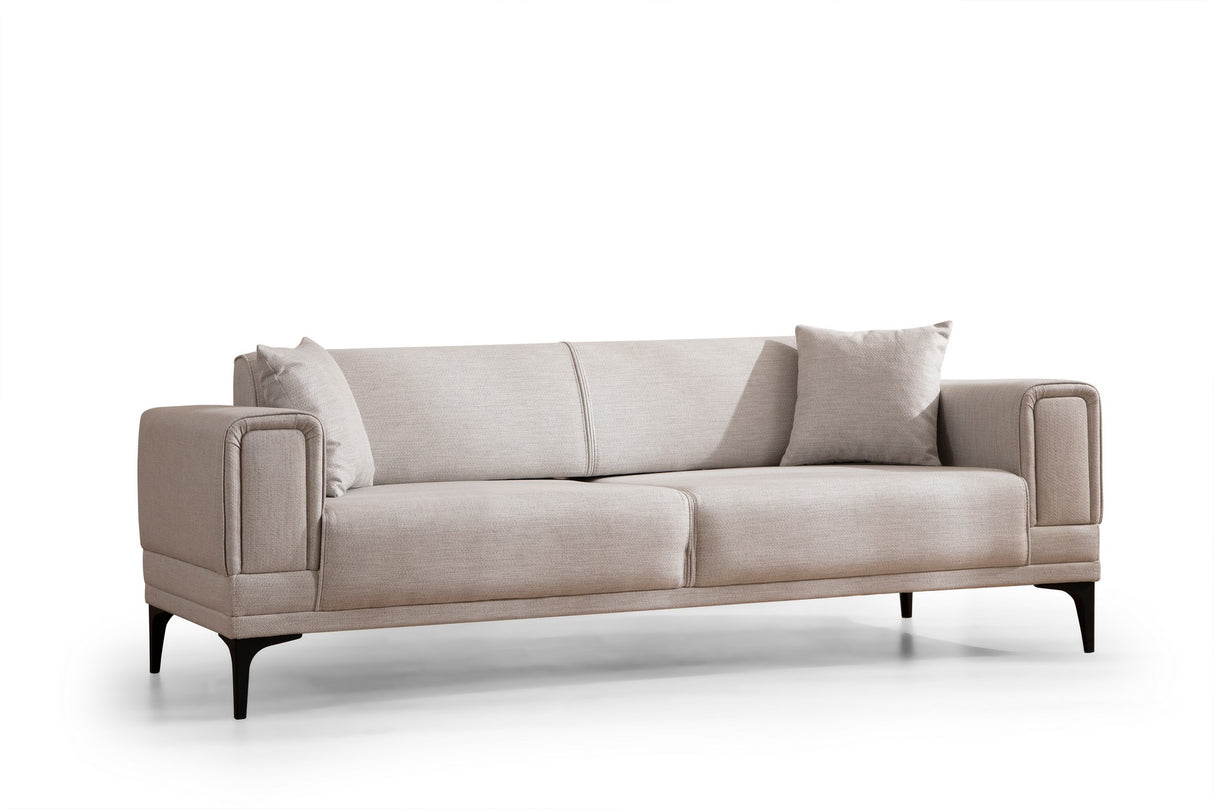 3-Sitzer-Schlafsofa Horizon Ecru