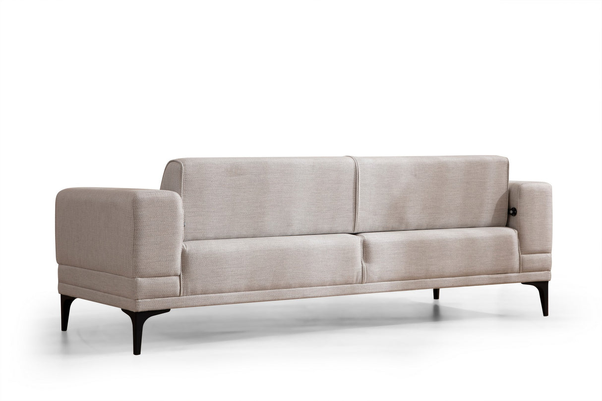 3-Sitzer-Schlafsofa Horizon Ecru