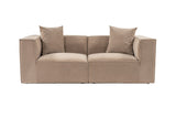 2-Sitzer-Sofa Sora Cappucino