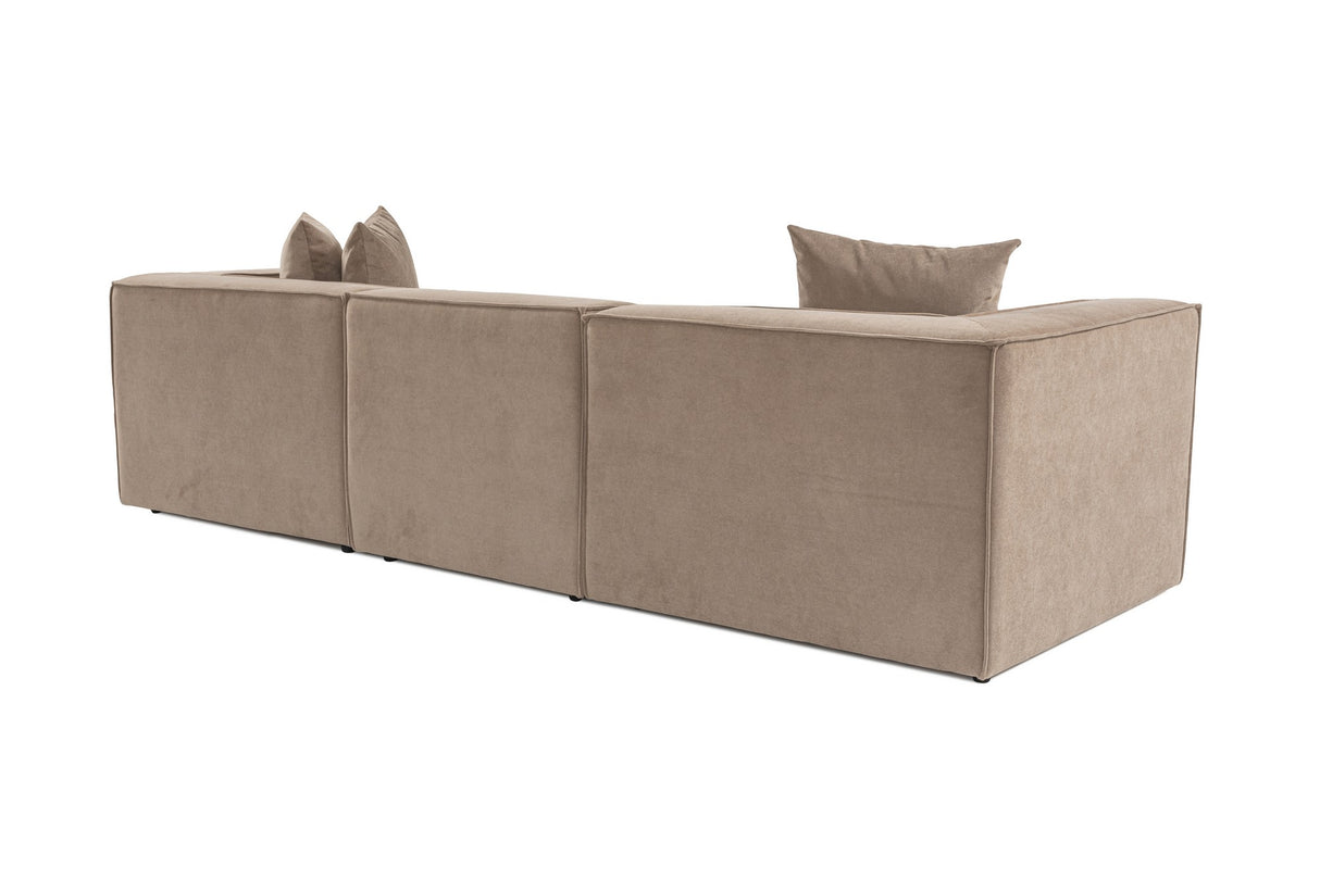 3-Sitzer-Sofa Sora Cappucino