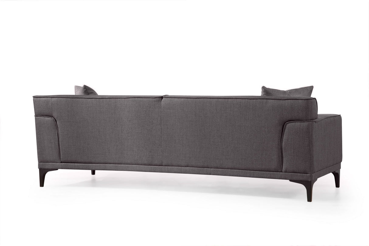 3-Sitzer-Sofa Petra Anthrazit