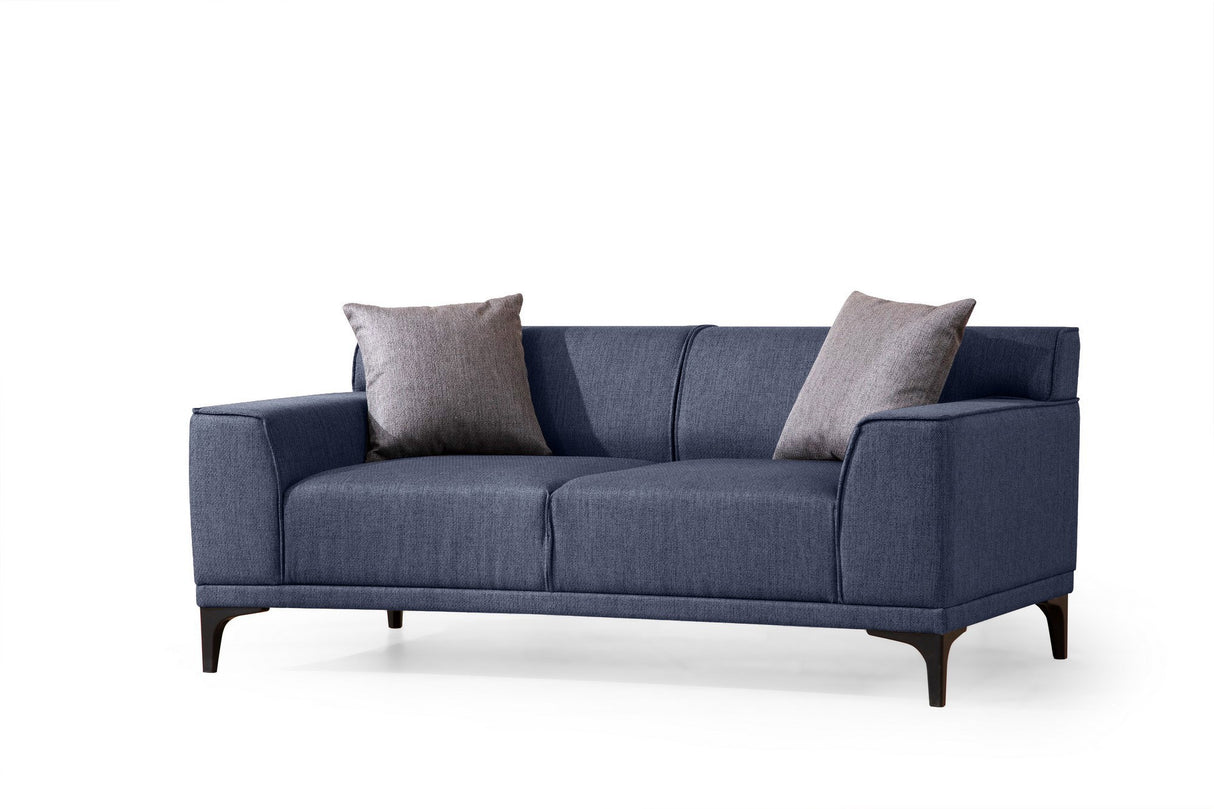 2-Sitzer-Sofa Petra Blau