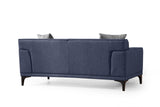 2-Sitzer-Sofa Petra Blau