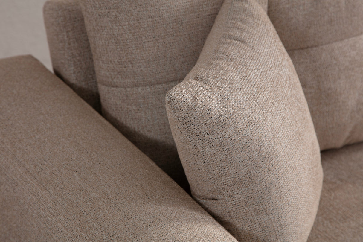 3-Sitzer-Schlafsofa Sinor Beige