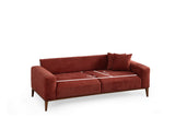 3-Sitzer-Schlafsofa Sinor Tile Red