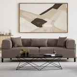 3-Sitzer-Sofa Gio Brown