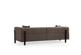 3-Sitzer-Sofa Gio Brown