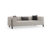 3-Sitzer-Sofa Gio Weiß