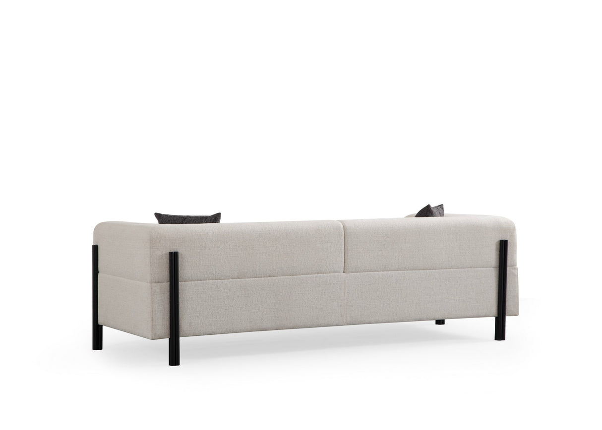 3-Sitzer-Sofa Gio Weiß