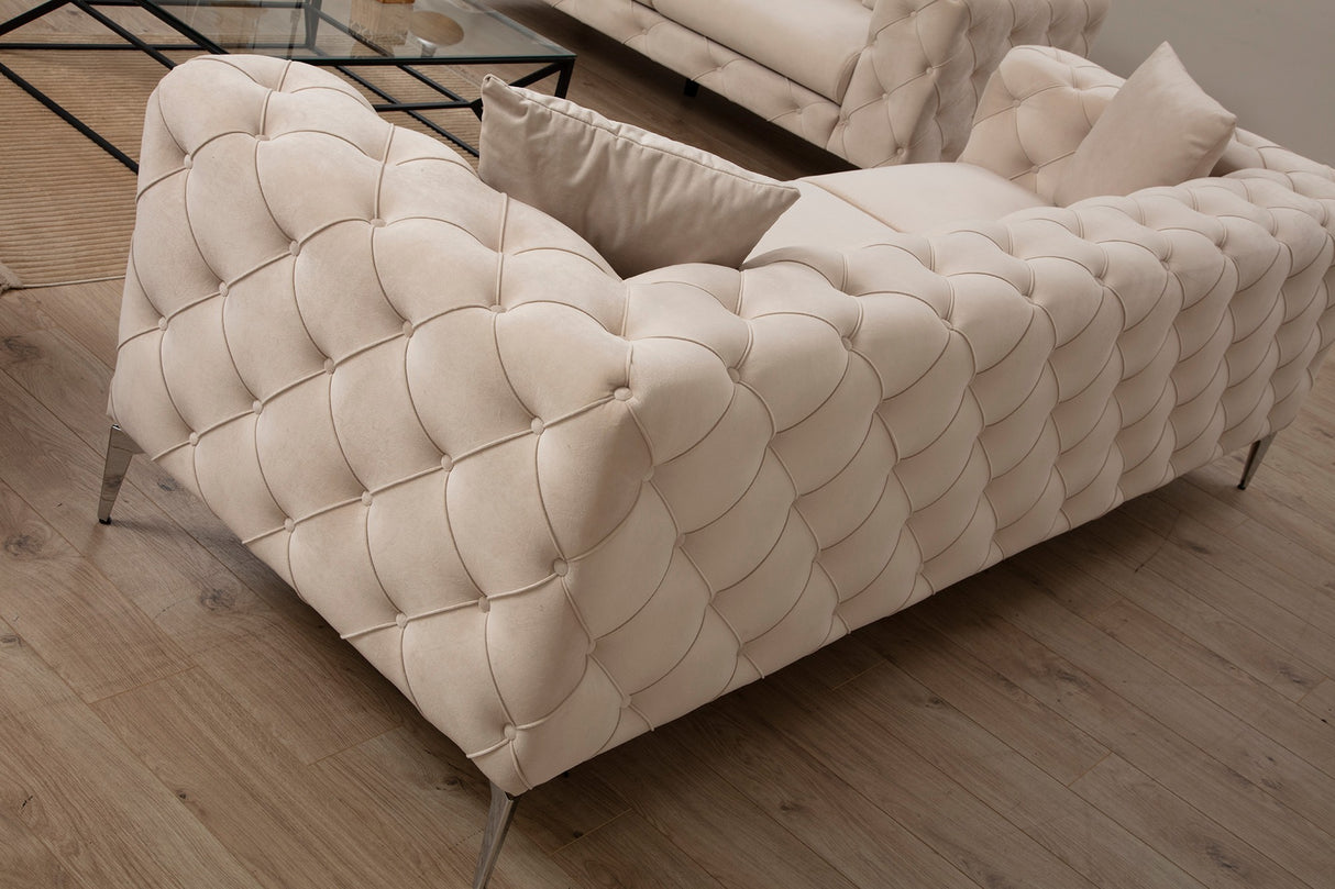 2-Sitzer-Sofa Como Ecru