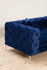 2-Sitzer-Sofa Como Marineblau