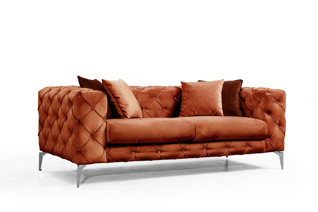 2-Sitzer-Sofa Como Orange