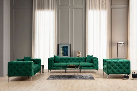 2-Sitzer-Sofa Como Green