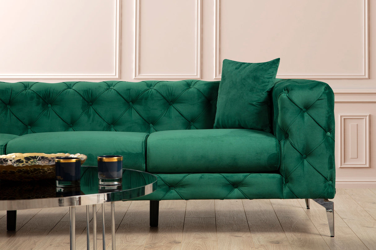 2-Sitzer-Sofa Como Green