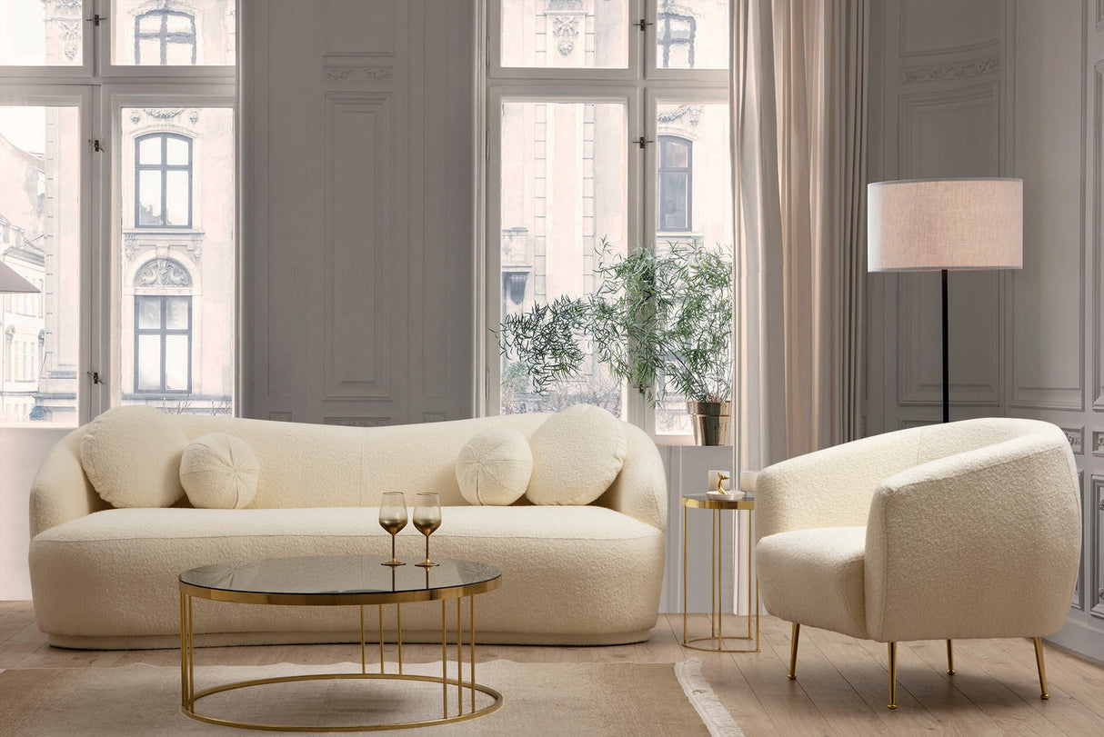 3-Sitzer-Sofa Ancona Creme